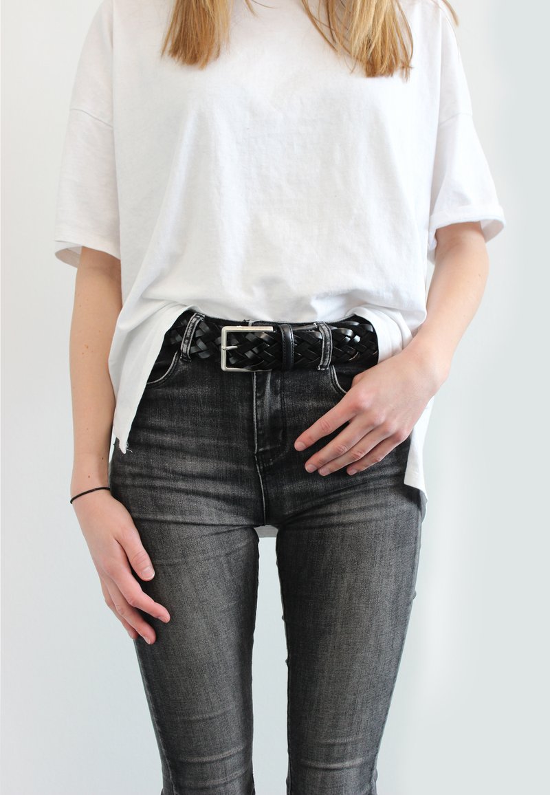 carisco UNISEX - Flechtgürtel - schwarz