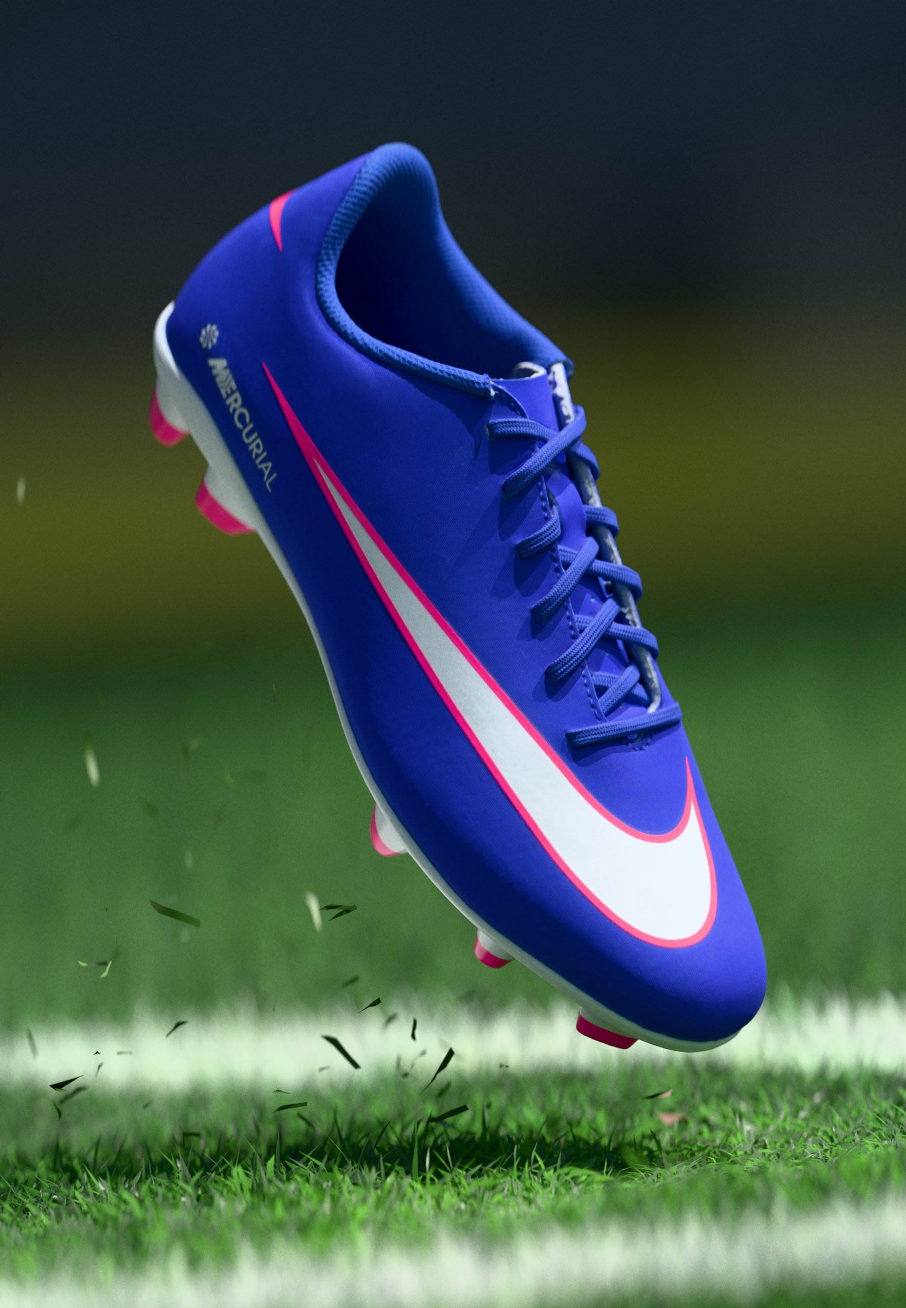 Nike Performance MERCURIAL VAPOR 16 CLUB FG/MG - Fuballschuhe Kunstrasen -  racer blue/white/blau - Zalando