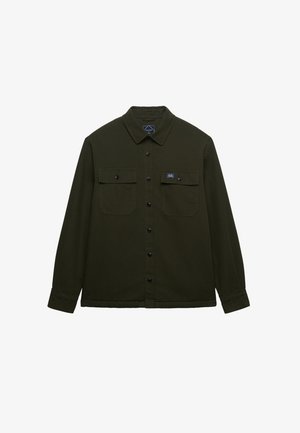 Superdry & Co, SUPERDRY VINTAGE BORG LINED MILLER OVERSHIRT - Let jakke / Sommerjakker - surplus goods olive