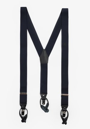 JACQUARD SUSPENDERS - Cinturón - navy