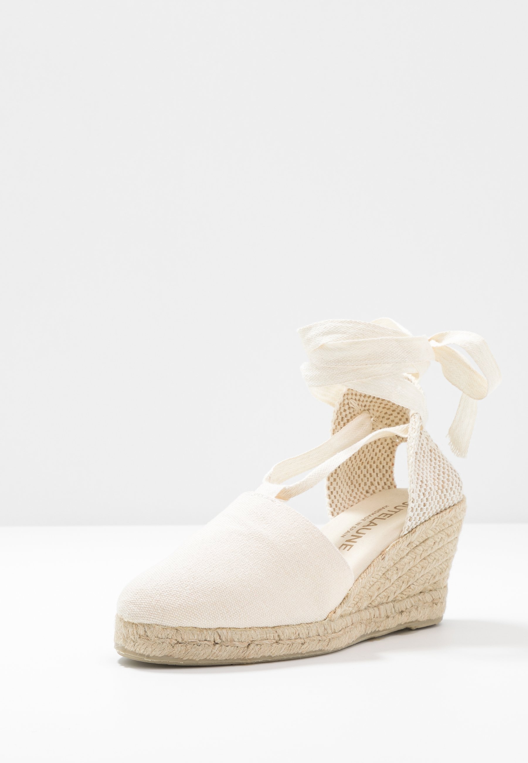 LACE UP WEDGES Espadrillos beige LACE UP WEDGES Espadrillos beige
