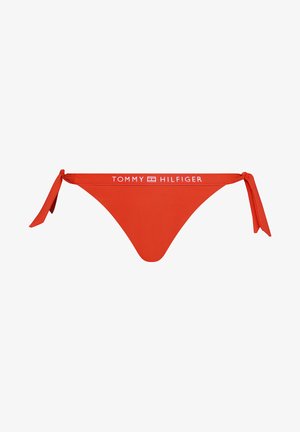 Tommy Hilfiger SIDE TIE - Bikinibukser - deep orange