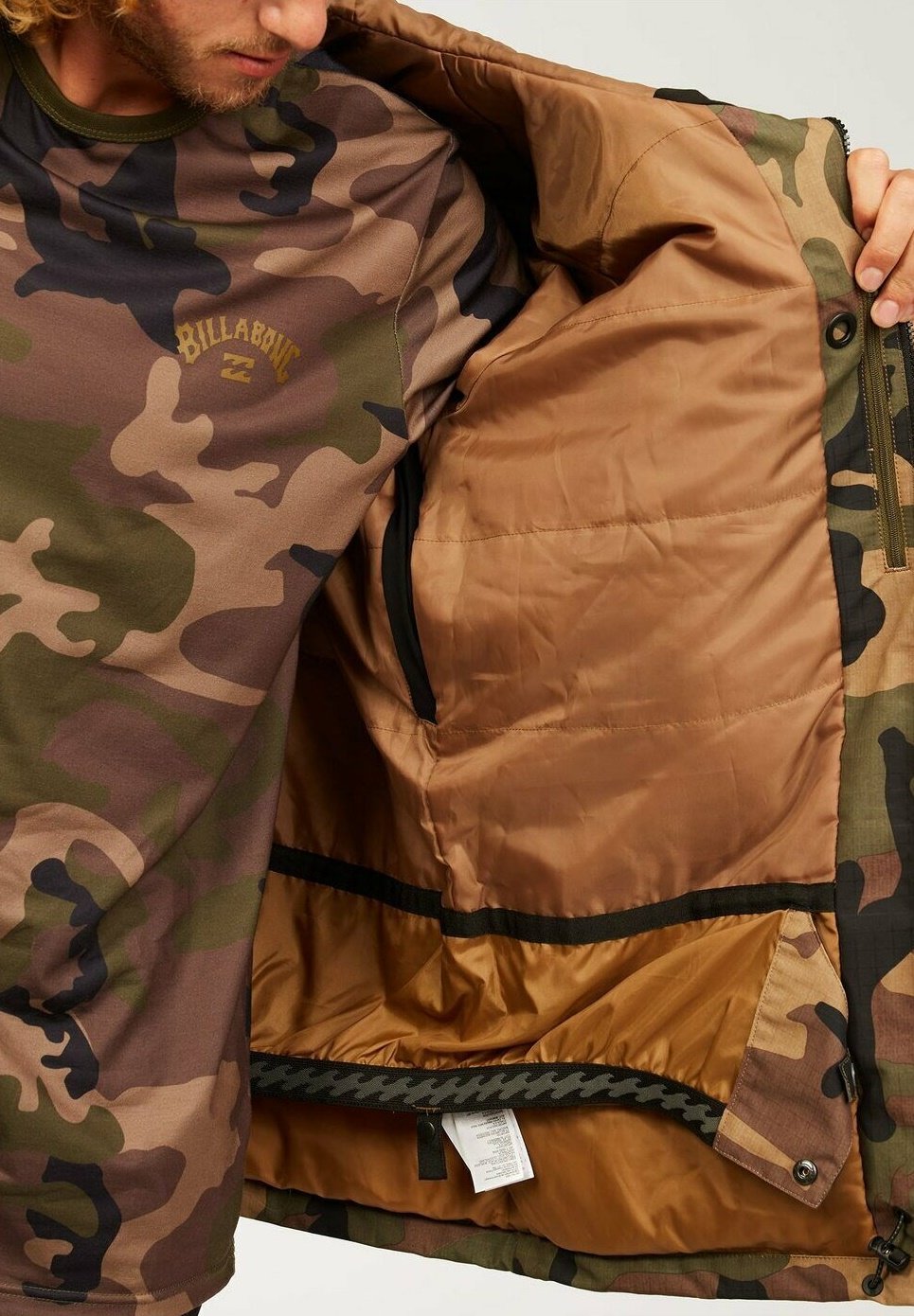 billabong camo jacket