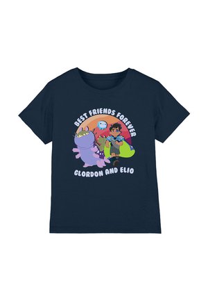 ELIO AND GLORDON BFF - Print T-shirt - dark blue