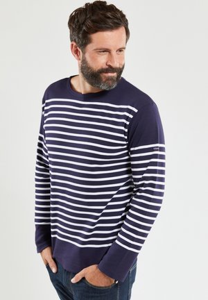 Armor lux AMIRAL MARINIÈRE - T-shirt à manches longues - navire/blanc