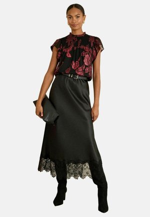 REGULAR FIT SHELL - Bluse - black floral