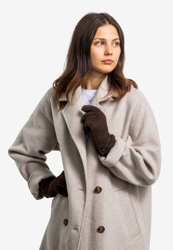 EVA-LAMM - Fingerhandschuh - dunkelbraun