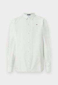 Tommy Jeans SLIM STRIPE SHIRT - Cămașă - cloudy jade