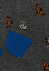 Gallo LONG WITH DOG MOTIF - Socken - ferro