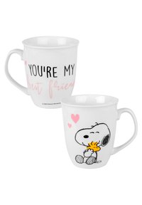 Snoopy THE PEANUTS TASSE SNOOPY - YOURE MY BEST FRIEND TASSE KAFFEETAS - Borraccia - weiß