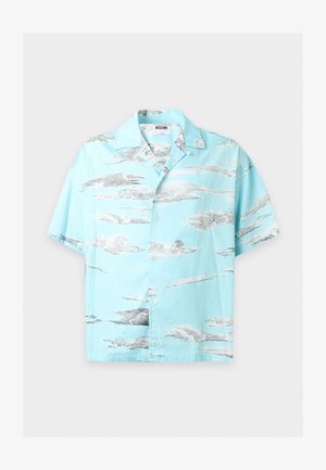 MOSCHINO, STAMPA ALL OVER NUVOLE - Camicia - azzurro