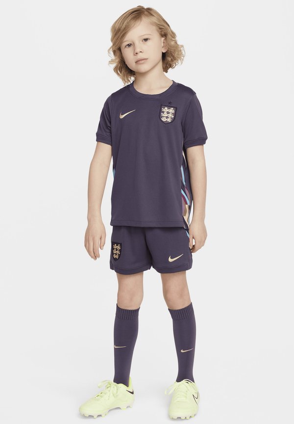 3-PIECE KIT ENGLAND 2024/25 STADIUM AWAY SET - Sport T-Shirt - dark raisin sesame