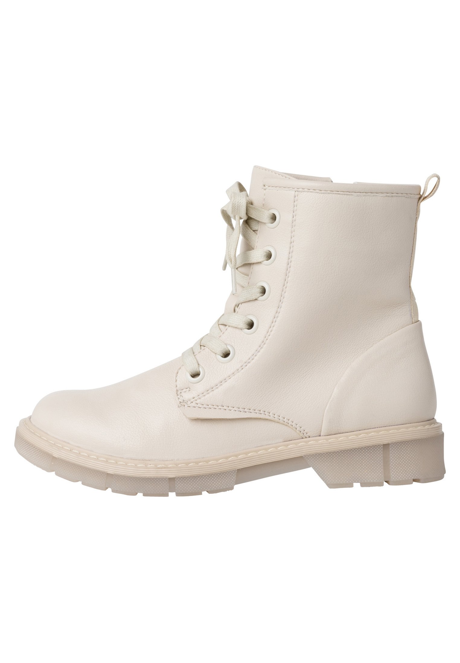 Marco Tozzi Enkellaarsjes met plateauzool - cream/beige - Zalando.be