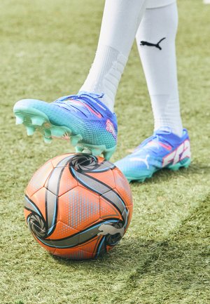 FUTURE 7 ULTIMATE LOW FG/AG - Chaussures de football pour gazon synthétique - bluemazing/white/electric peppermint