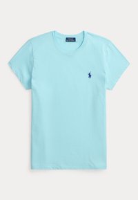 CLASSIC FIT COTTON JERSEY CREWNECK TEE - Βασικό μπλουζάκι - turquoise nova