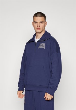 ICON 1/2 ZIP - Sweatshirt - midnight navy/summit white