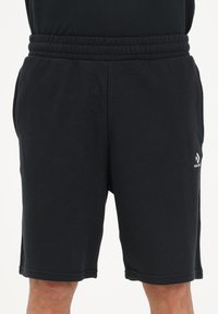 CONVERSE GO-TO EMBROIDERED STAR CHEVRON FLEECE SHORT - Shorts - light blue