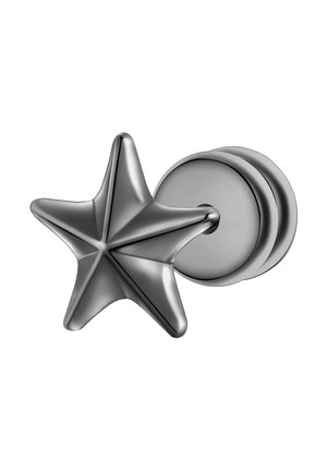 Single earring - gunmetal