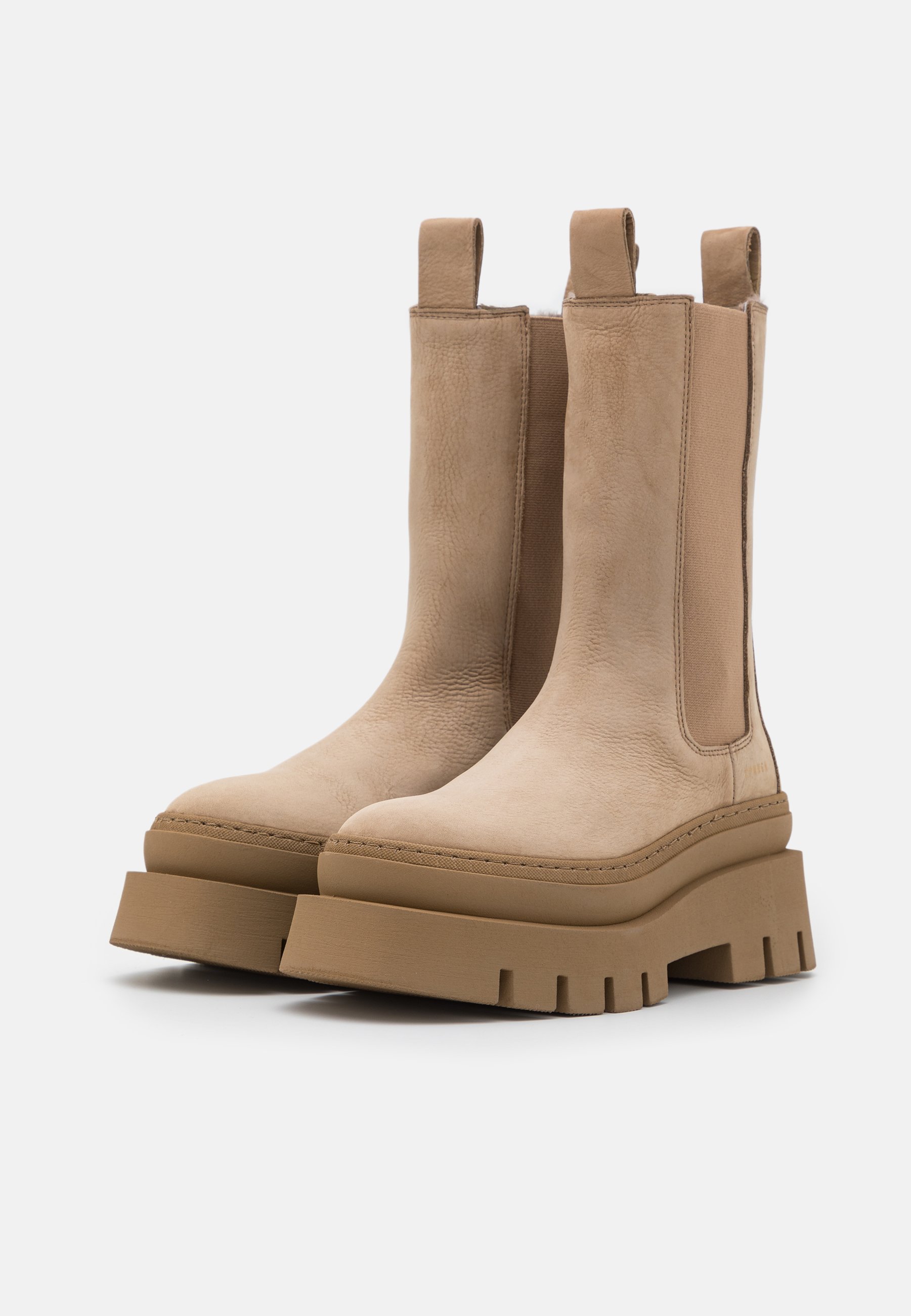 Copenhagen Platform boots - taupe 