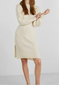 YAS Abito in maglia - beige