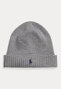 SIGNATURE PONY WOOL BEANIE - Bonnet - fawn grey heather