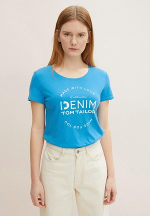 T-shirt Donna TOM TAILOR Denim 1044814 - Con Stampa - Traspirante E Morbida