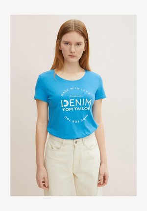 T-shirt Donna TOM TAILOR Denim 1044814 - Con Stampa - Traspirante E Morbida