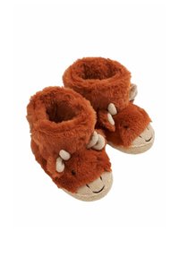 JoJo Maman Bébé HIGHLAND COW - REGULAR FIT - Tohvelit - rust orange