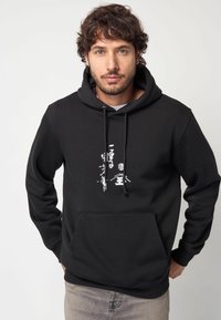 Next GRAPHIC REGULAR FIT - Sweatshirt - mottled black
