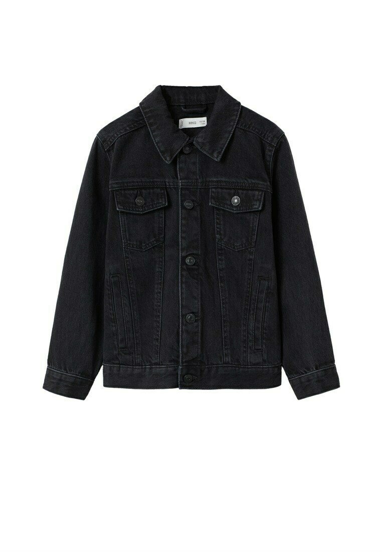 Mango Kids Giacca di jeans - black denim/nero denim - Zalando.it