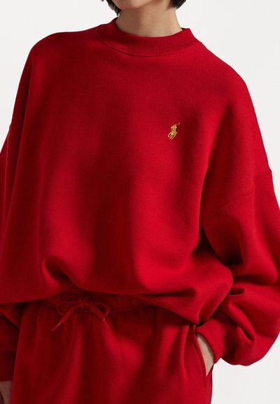Polo Ralph Lauren LUNAR NEW YEAR FLEECE HIGH CREWNECK - Mikina - red