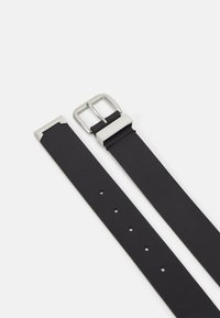 Zign LEATHER UNISEX - Cinturón - black/silver