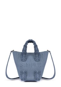 SLOGAN PATTERN DETAILED - Sac à main - blue