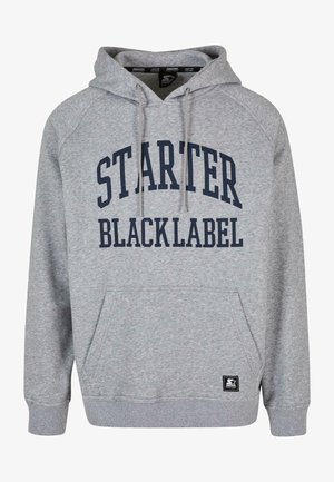 Starter LABEL RAGLAN - Mikina s kapucí - heathergrey