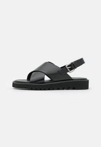 Plateausandalette - black