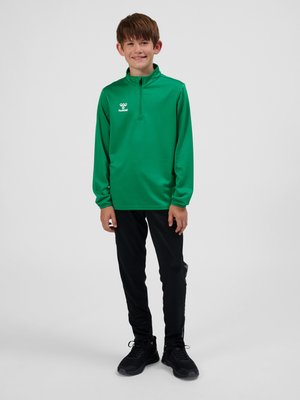 Hummel, ESSENTIAL HALF-ZIP  - Langærmet T-shirt - jelly bean