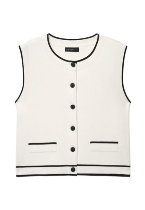 Calliope, MAGLIA TINTA UNITA - Veste sans manches - bianco lana