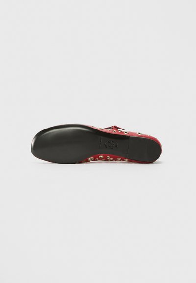 Tory Burch EYELET MARY JANE BALLET - Ballerines - tory red/silver