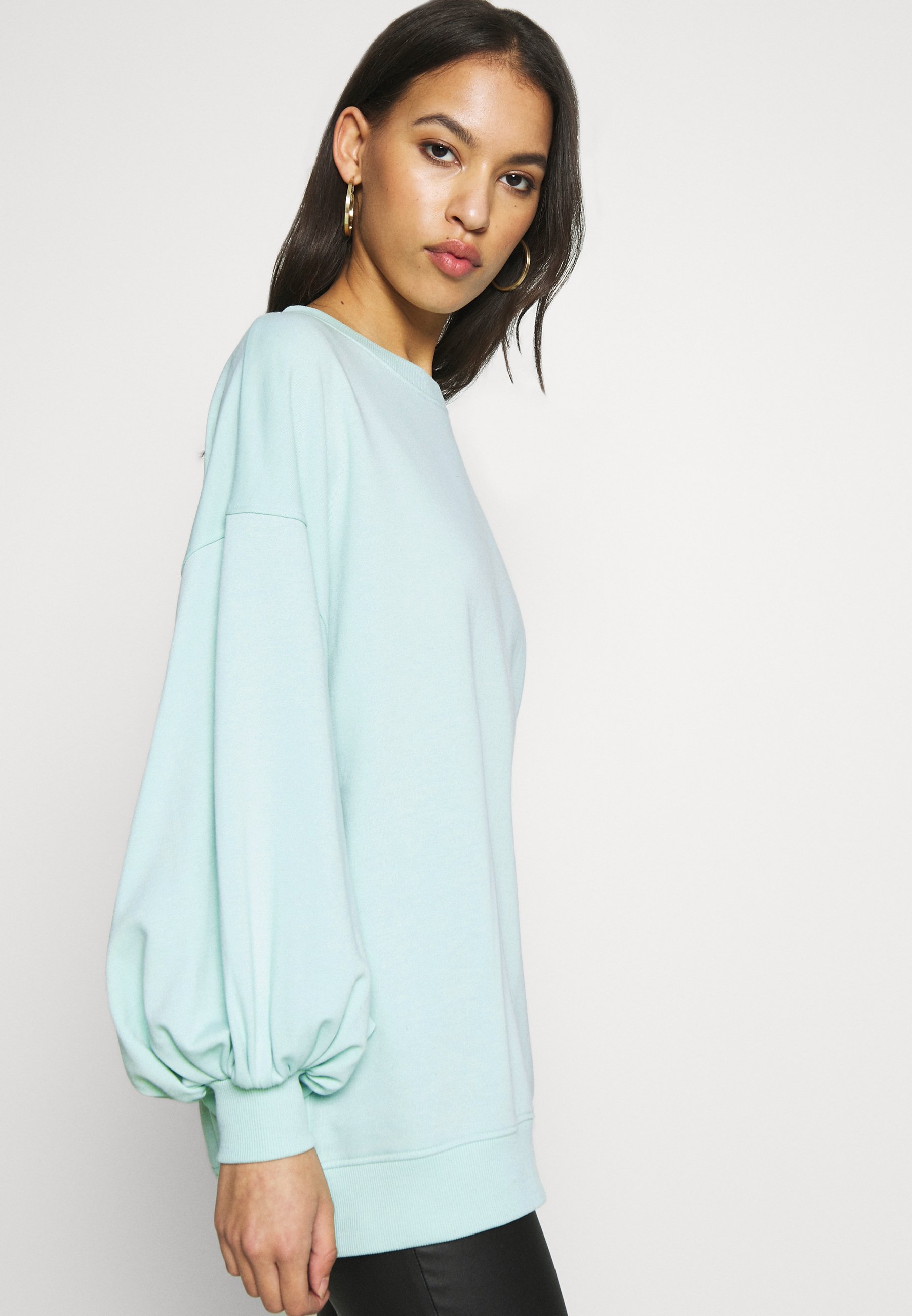 Missguided EXTREME OVERSIZED Sweater pastel greenGroen Missguided EXTREME OVERSIZED Sweater pastel greenGroen