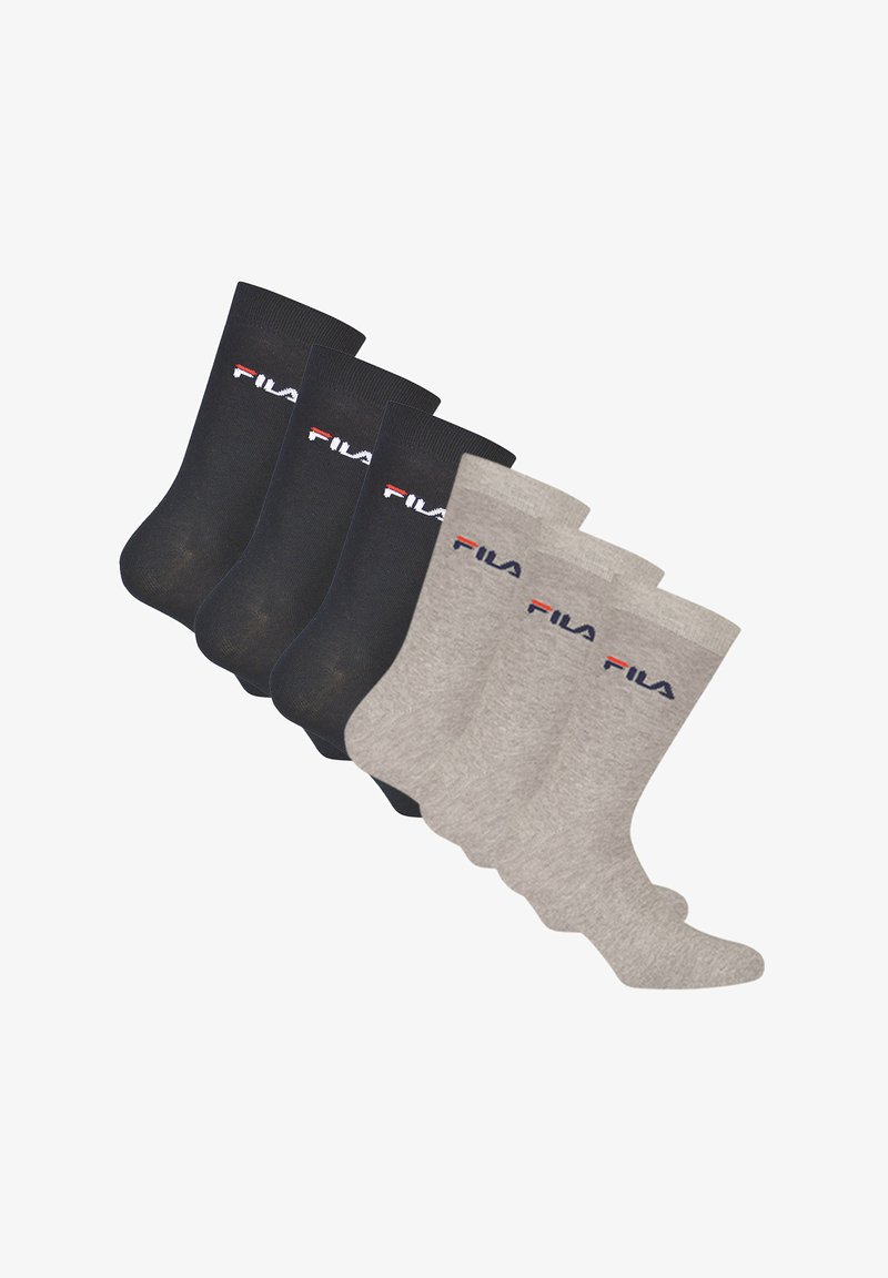 Fila UNISEX 6ER PACK - STRÜMPFE, STREET, LIFESYLE - Calcetines de deporte - blau/grau