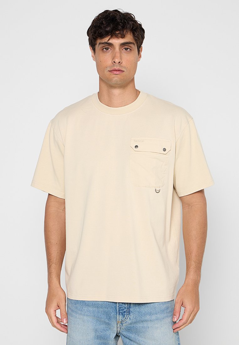 Barbour International T-shirt basic beige