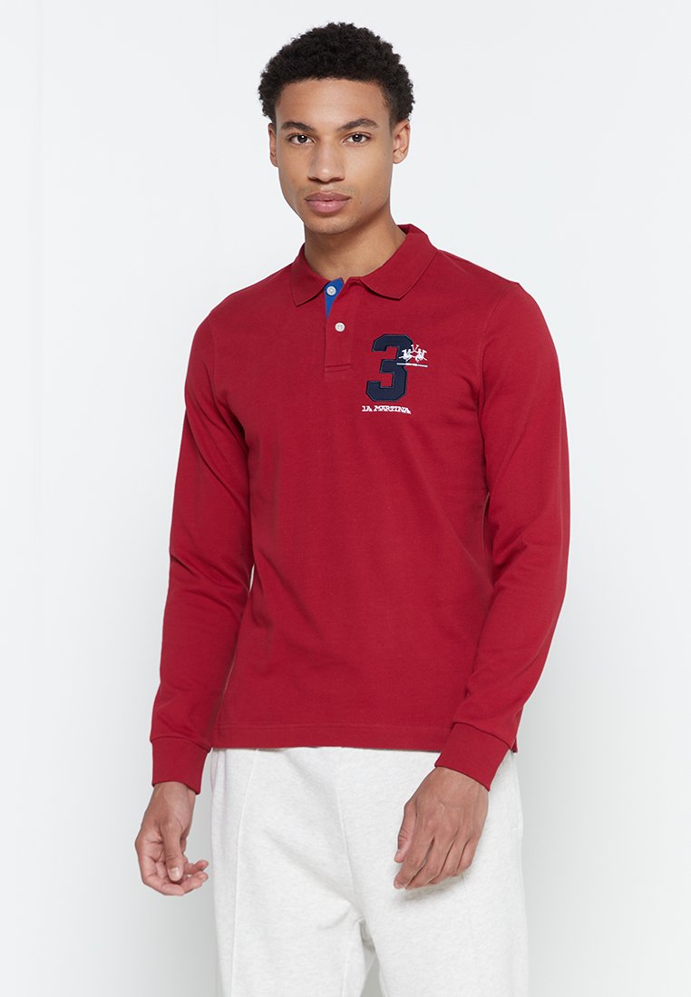 LA MARTINA Poloshirt rood LA MARTINA Poloshirt rood