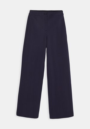 PANTALONI - Stoffhose - blue notte/nero