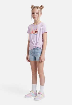 ICE CREAM SUNDAE SIDE KNOT - Μπλουζάκι με στάμπα - orchid petal