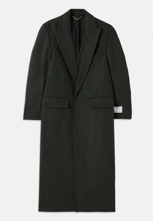 CURVED SLEEVE OVERCOAT - Classic coat - dark olive