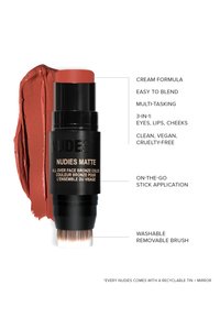 NUDESTIX NUDIES ALL OVER FACE MATTE BRONZE - Colorete - beach babe