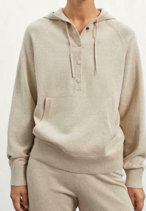Kapuzenpullover - beige