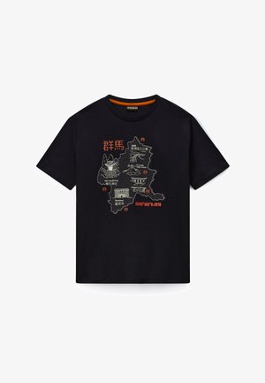 Napapijri, S-SUNDA SS. - T-shirts print - black beauty
