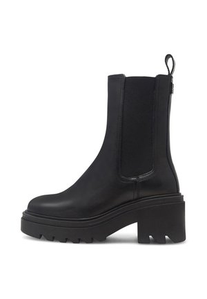 CHELSEA - Platvormtallaga poolsaapad - black