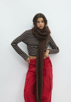 Stradivarius, MID-WEIGHT BASIC SCARF - Écharpe - dark brown